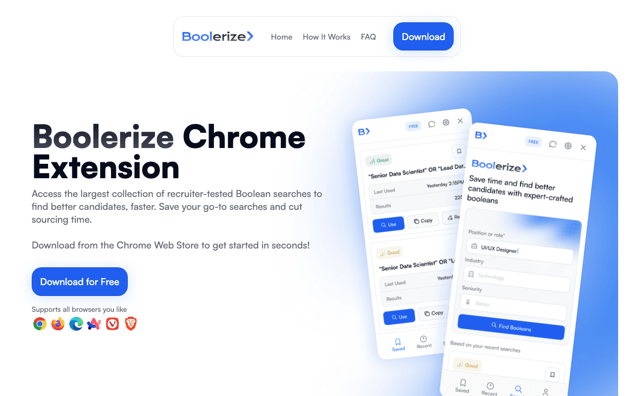 Boolerize preview