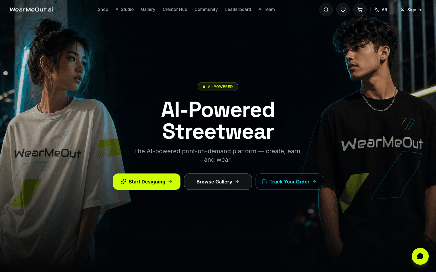 WearMeOut.ai product screenshot